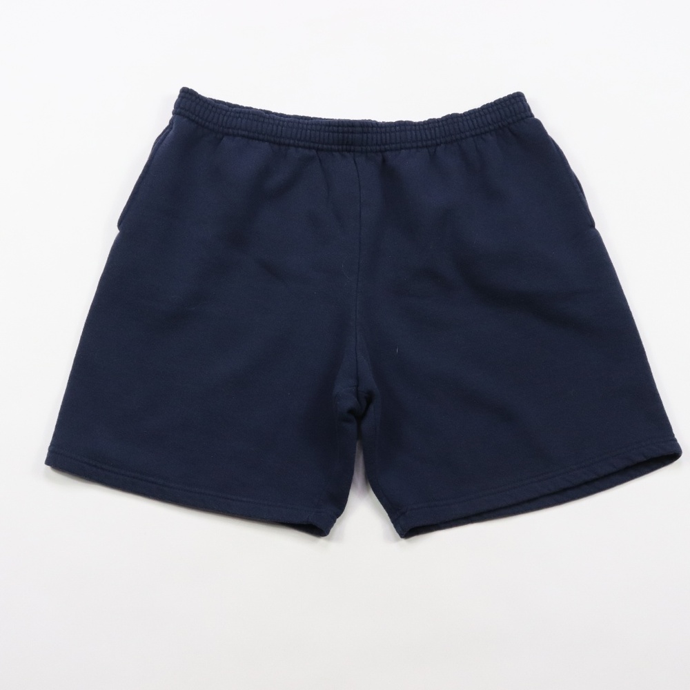 Vintage Jerzees Blank Sweatpants Shorts Navy Blue